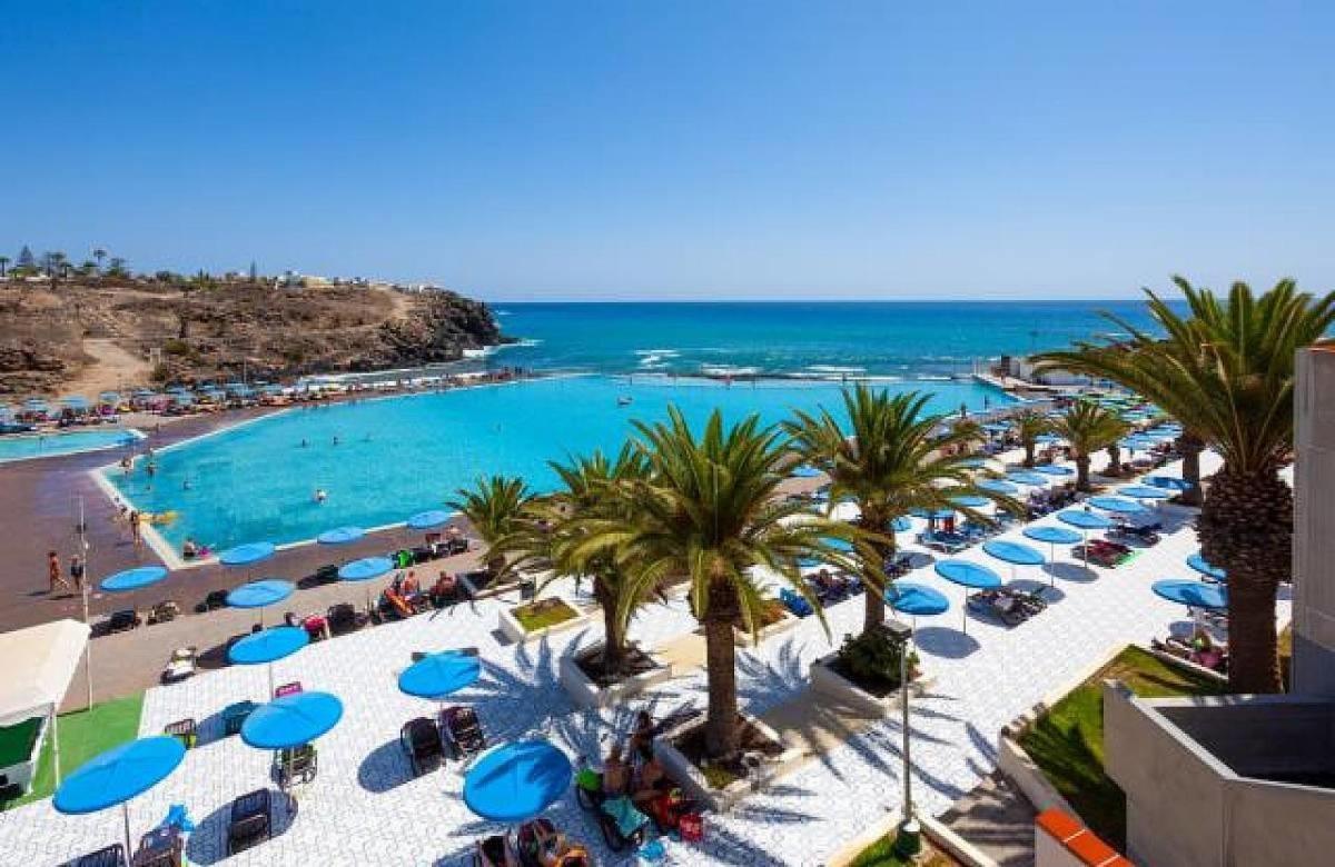 Beach-Front Tenerife Sth Sea And Pool View 德尔锡伦西奥海岸 外观 照片