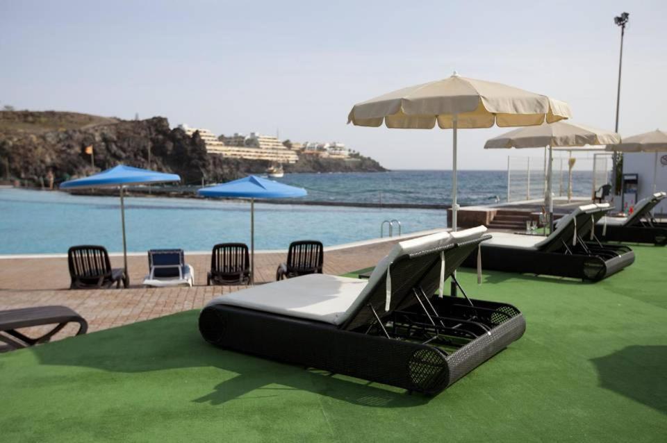 Beach-Front Tenerife Sth Sea And Pool View 德尔锡伦西奥海岸 外观 照片